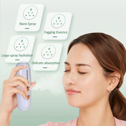 Mini 30mL USB Rechargeable Face Steamer: Your On-the-Go Spa Experience - Elybliss