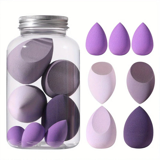 Professional Makeup Sponge Set: 7 Pieces with Storage Box - Ideal for Foundation, Powder, BB Cream, and More!